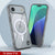 Punkcase iPhone 17 Air Magnetic Wireless Lading Case [Clearmag -Serie] [Silber]