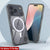 Punkcase iPhone 17 Pro Max Magnetic Wireless Lading Case [Clearmag -Serie] [Silber]