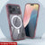 Punkcase iPhone 17 Pro Max Magnetic Wireless Lading Case [Clearmag -Serie] [Rose]