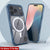 Punkcase iPhone 17 Pro Max Magnetic Wireless Lading Case [Clearmag -Serie] [Navy]