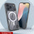 Punkcase iPhone 17 Pro Magnetic Wireless Lading Case [Clearmag -Serie] [Silber]