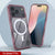 Punkcase iPhone 17 Pro Magnetic Wireless Lading Case [Clearmag -Serie] [Rose]