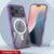 Punkcase iPhone 17 Pro Magnetic Wireless Lading Case [Clearmag -Serie] [lila]