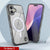 Punkcase iPhone 17 Magnetic Wireless Lading Case [Clearmag -Serie] [Schwarz]