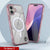 Punkcase iPhone 17 Magnetic Wireless Lading Case [Clearmag -Serie] [Rose]