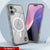 Punkcase iPhone 17 Magnetic Wireless Lading Case [Clearmag -Serie] [Silber]
