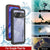 Google Pixel 9A Water of Case, PunkCase [Extreme Series] Panzerabdeckung mit integriertem Bildschirmschutz [Rot]