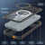 iPhone 17 Pro Max Water of Water of Case, PunkCase [Extreme Mag -Serie] Panzerabdeckung mit integriertem Bildschirmschutz [Gray]
