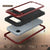 iPhone 17 Air Metal Case, Heavy Duty Military Grade -Rüstungsabdeckung [Schocksicher] Ganzkörper hart [rot]