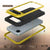 iPhone 17 Air Metal Case, Heavy Duty Military Grade -Rüstungsabdeckung [Schocksicher] Ganzkörper hart [Gelb]