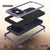 iPhone 17 Pro Max Metal Case, Heavy Duty Military Grade -Rüstungsabdeckung [Stoßdämpfer] Ganzkörper hart [Dunkelgrün]