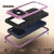 iPhone 17 Pro Max Metal Case, Heavy Duty Military Grade -Rüstungsabdeckung [Stoßdämpfer] Ganzkörper hart [Pink]