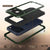 iPhone 17 Pro Metal Case, Heavy Duty Military Grade -Rüstungsabdeckung [Schocksicher] Ganzkörper hart [dunkelgrün]