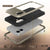 iPhone 17 Metallkoffer, Heavy Duty Military Grade Rüstungsabdeckung [Schocksicher] Ganzkörper hart [Gold]