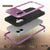 iPhone 17 Metallhülle, Heavy Duty Military Grade -Rüstungsabdeckung [Schocksicher] Ganzkörper hart [Pink]