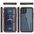 iPhone 14 Pro Max Waterproof Case, Punkcase [Extreme Series] Armor Cover W/ Built In Screen Protector [Red] (Color in image: Teal)