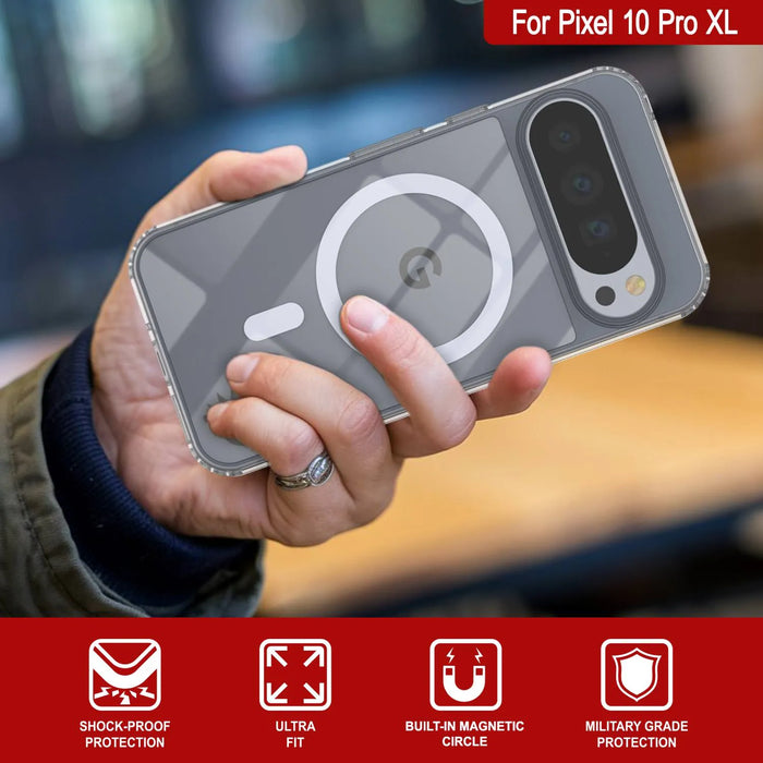 Pixel 10 Pro XL Magnetic Wireless Lading Case [Clearmag -Serie]