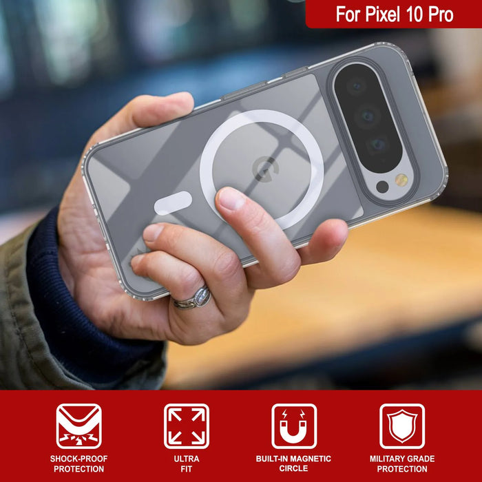 Pixel 10 Pro Magnetic Wireless Lading Case [Clearmag -Serie]