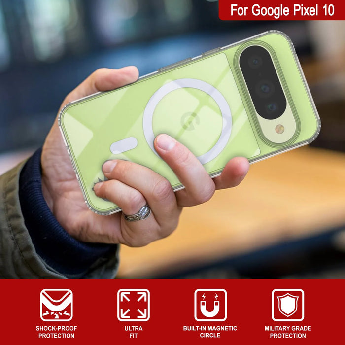Pixel 10 Magnetic Wireless Lading Case [Clearmag -Serie]