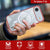 Punkcase iPhone 17 Air Magnetic Wireless Lading Case [Clearmag -Serie] [Red]