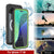 iPhone 17 Luftwaterdichte Hülle, Punkcase [Extreme Series] Panzerabdeckung mit integriertem Bildschirmschutz [hellgrün]