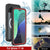 iPhone 17 Luftwaterdichte Hülle, Punkcase [Extreme Series] Panzerabdeckung mit integriertem Bildschirmschutz [Rot]