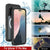 iPhone 17 Pro Max Water of Water of Case, PunkCase [Extreme Mag -Serie] Panzerabdeckung mit integriertem Bildschirmschutz [Schwarz]