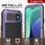 iPhone 17 Air Metal Case, Heavy Duty Military Grade -Rüstungsabdeckung [Stoßdämpfer] Ganzkörper hart [lila]