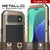 iPhone 17 Air Metal Case, Heavy Duty Military Grade -Rüstungsabdeckung [Stoßdämpfer] Ganzkörper hart [Gold]