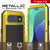 iPhone 17 Air Metal Case, Heavy Duty Military Grade -Rüstungsabdeckung [Schocksicher] Ganzkörper hart [Gelb]