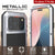 iPhone 17 Pro Max Metal Case, Heavy Duty Military Grade -Rüstungsabdeckung [Stoßdämpfer] Ganzkörper hart [Weiß]