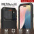 iPhone 17 Pro Max Metal Case, Heavy Duty Military Grade -Rüstungsabdeckung [Stoßdämpfer] Ganzkörper hart [schwarz]
