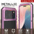iPhone 17 Pro Max Metal Case, Heavy Duty Military Grade -Rüstungsabdeckung [Stoßdämpfer] Ganzkörper hart [Pink]