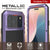 iPhone 17 Pro Metal Case, Heavy Duty Military Grade -Rüstungsabdeckung [Schocksicher] Ganzkörper hart [lila]
