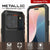 iPhone 17 Pro Metal Case, Heavy Duty Military Grade -Rüstungsabdeckung [Schocksicher] Ganzkörper hart [Schwarz]