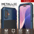 iPhone 17 Metallhülle, Heavy Duty Military Grade Rüstungsabdeckung [Schocksicher] Ganzkörper hart [blau]