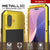 iPhone 17 Metallkoffer, Heavy Duty Military Grade Rüstungsabdeckung [Schocksicher] Ganzkörper hart [Gelb]