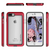 iPhone 8+ Plus Waterproof Case, Ghostek® Atomic Series | Shockproof | Dirt-proof | Snow-proof | Ultra Fit | [RED] (Color in image: Gold)