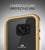 Galaxy S7 EDGE Waterproof Case, Ghostek Atomic 2.0 Gold Shock/Dirt/Snow Proof | Lifetime Warranty (Color in image: Silver)