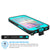 Galaxy S6 Waterproof Case, Punkcase SpikeStar Teal Water/Shock/Dirt/Snow Proof | Lifetime Warranty (Color in image: light green)