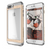 iPhone 7+ Plus Case, Ghostek® Cloak 2.0 Gold w/ Explosion-Proof Screen Protector | Aluminum Frame (Color in image: Gold)