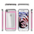 iPhone 8 Case, Ghostek® Cloak 2.0 Series for Apple iPhone 8 Slim Protective Armor Case Cover | Explosion-Proof Screen Protector | Aluminum Frame | TPU Shell | Warranty | Ultra Fit (Pink) (Color in image: Red)
