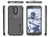 Moto G4 Case, Ghostek Covert Clear Series | Clear TPU | Explosion-Proof Screen Protector | Ultra Fit (Color in image: Peach)