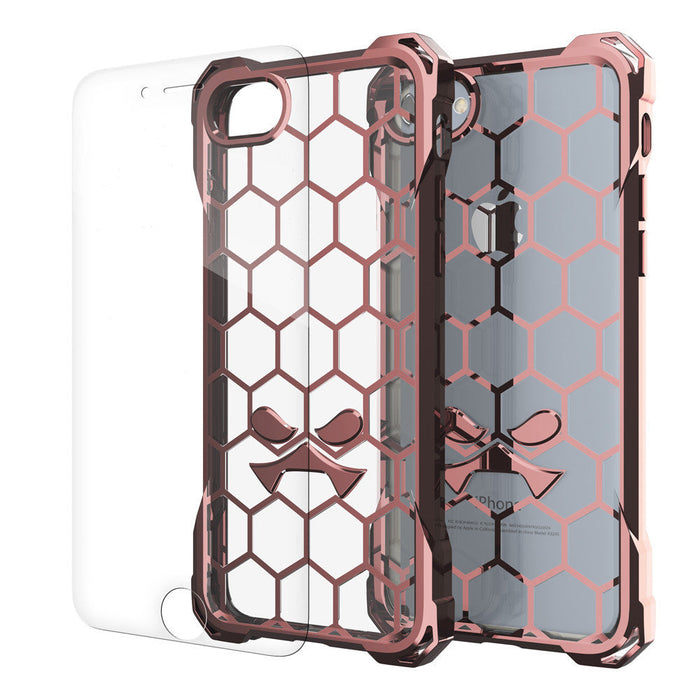 iPhone 7 Plus Case, Ghostek® Covert Rose Pink, Premium Impact Protective Armor | Warranty (Color in image: rose pink)
