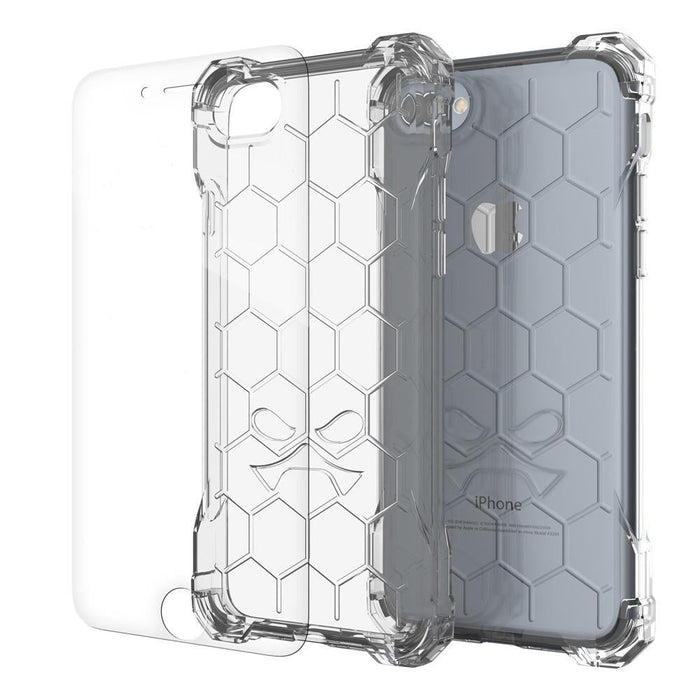iPhone 8+ Plus Case, Ghostek® Covert Clear, Premium Impact Protective Armor | Warranty (Color in image: clear)