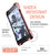 iPhone 7 Case, Ghostek® Covert Rose Pink, Premium Impact Protective Armor | Warranty (Color in image: teal)