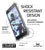 iPhone 8+ Plus Case, Ghostek® Covert Clear, Premium Impact Protective Armor | Warranty (Color in image: gold)