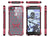 iPhone 7 Case, Ghostek® Covert Peach, Premium Impact Protective Armor | Lifetime Warranty Exchange (Color in image: clear)