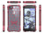 iPhone 8+ Plus Case, Ghostek® Covert Peach, Premium Impact Protective Armor | Warranty (Color in image: space grey)