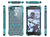 iPhone 7 Case, Ghostek® Covert Teal, Premium Impact Protective Armor | Lifetime Warranty Exchange (Color in image: space grey)